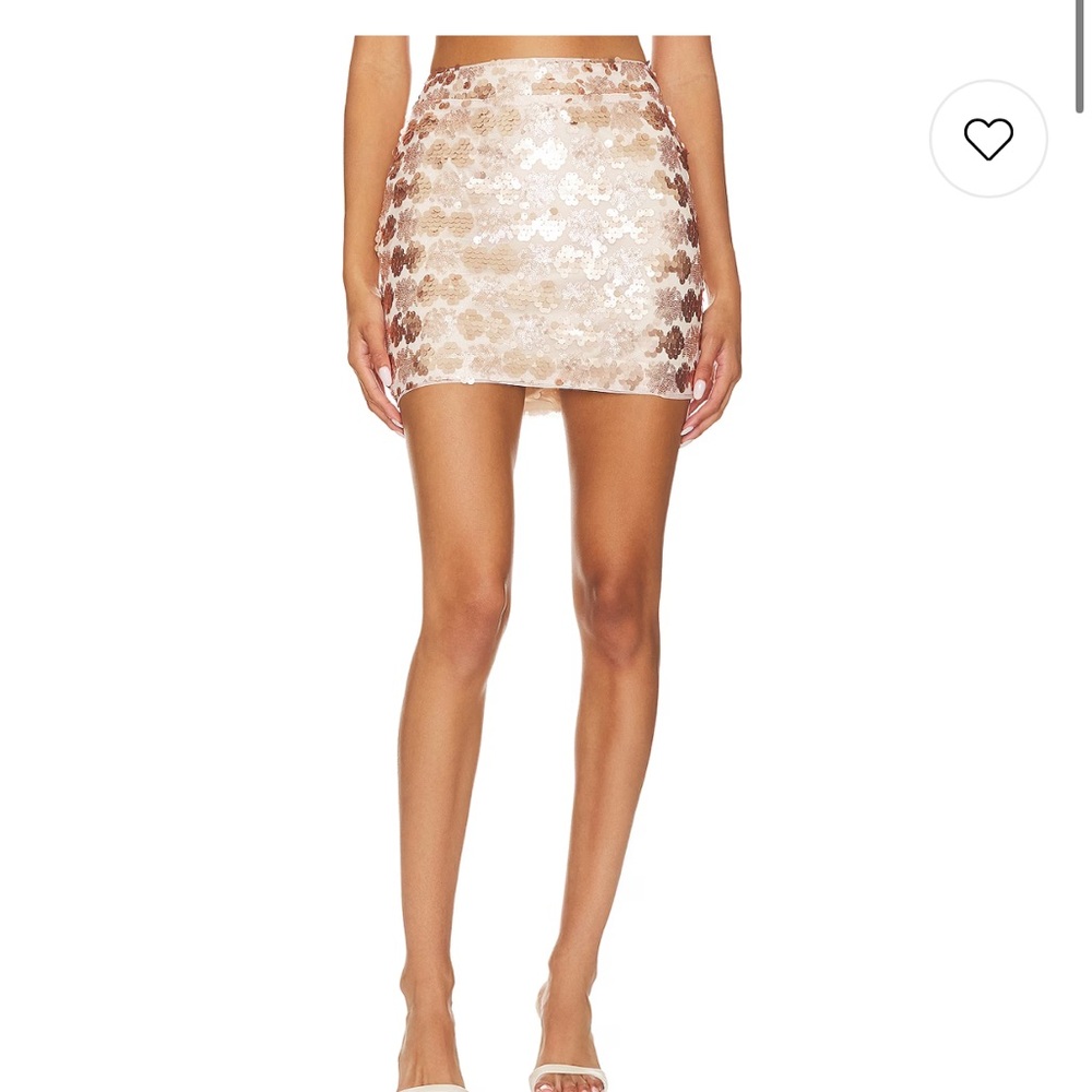 Superdown Daphne Sequin Mini Skirt